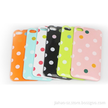Great Demand Polka DOT TPU Case for iPhone 5 5g Soft TPU Cover Multi-Color